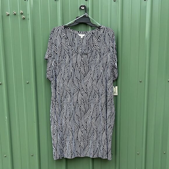 Women's Soft Stretch Swing Knit Dress, Size 4X - Picture 1 of 4